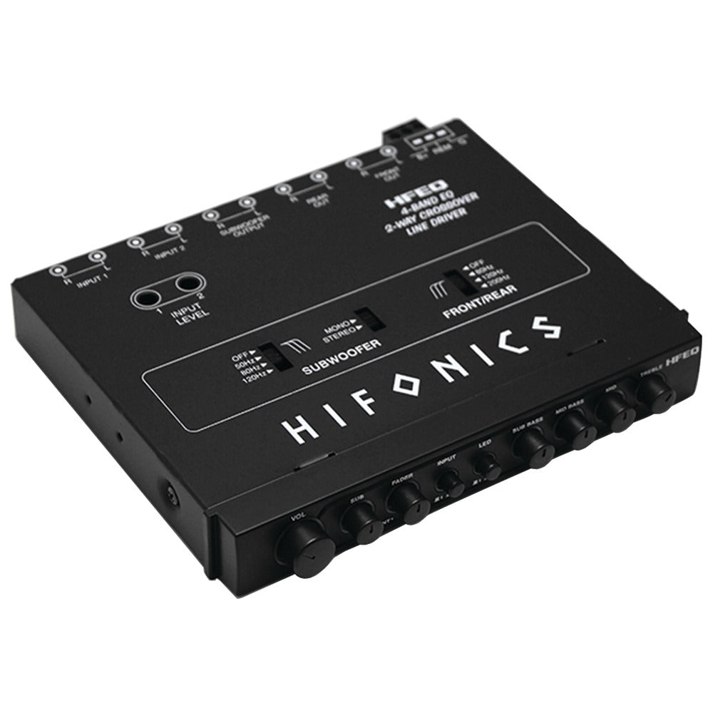 Hifonics Half-din In-dash Hfeq 4-band Equalizer