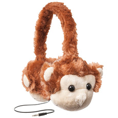 Retrak Retractable Animalz Headphones (monkey)