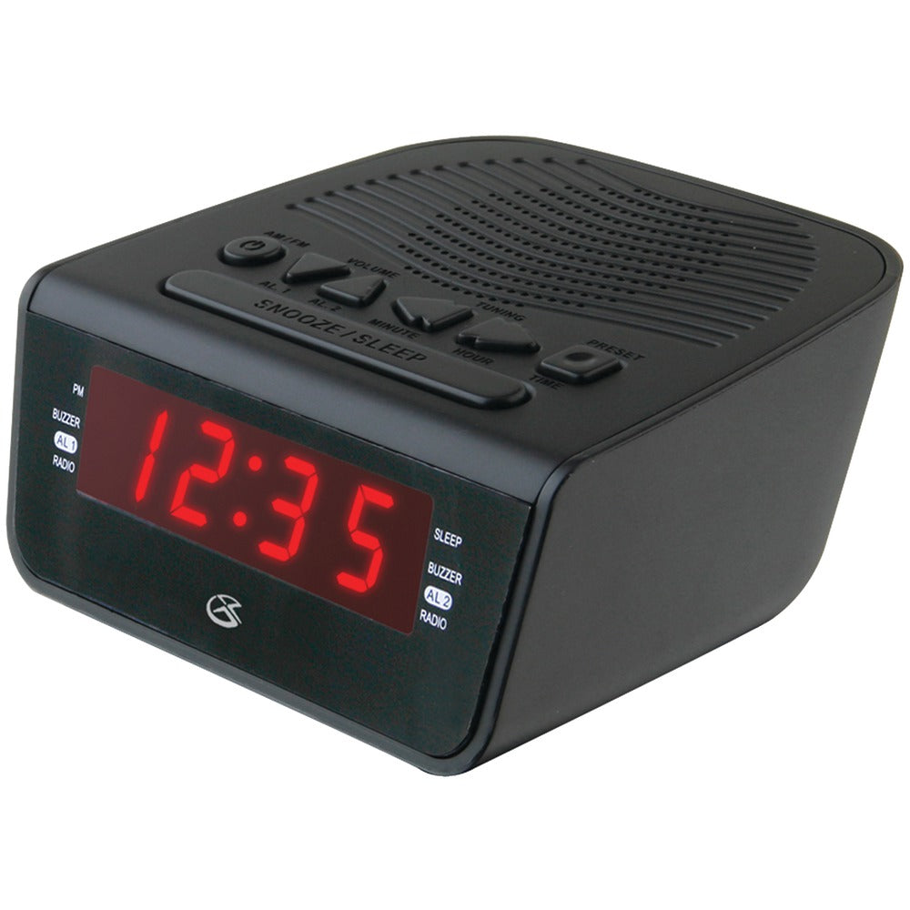 Gpx .6" Led Am And Fm Alarm Clock
