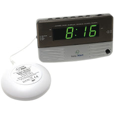 Sonic Alert Sonic Boom Travel Alarm Clock With Super Shaker