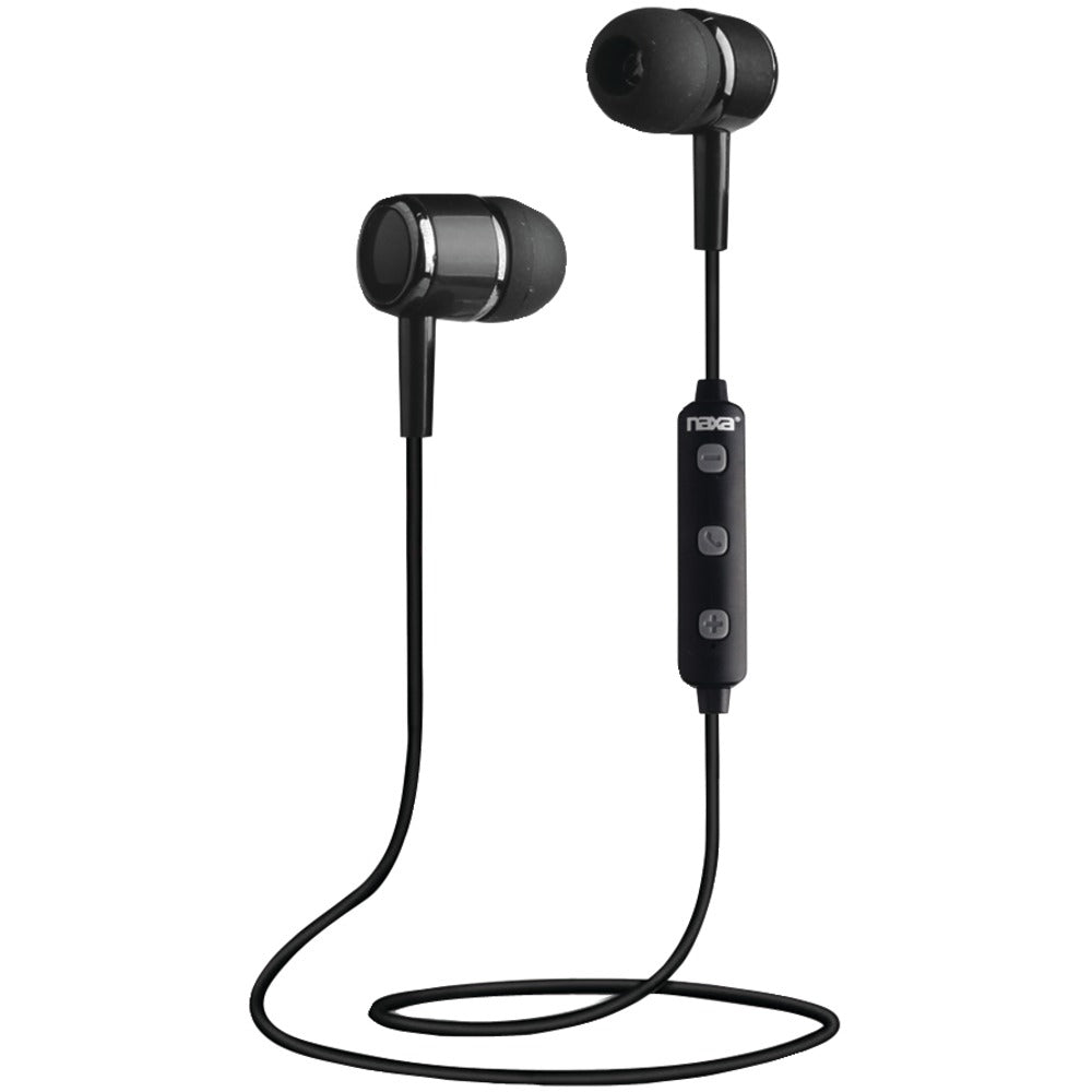 Naxa Bluetooth Isolation Earbuds With Microphone & Remote (gray)