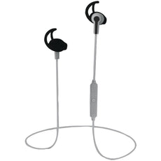 Naxa Performance Bluetooth Wireless Sport Earbuds With Ear Clip (gray)