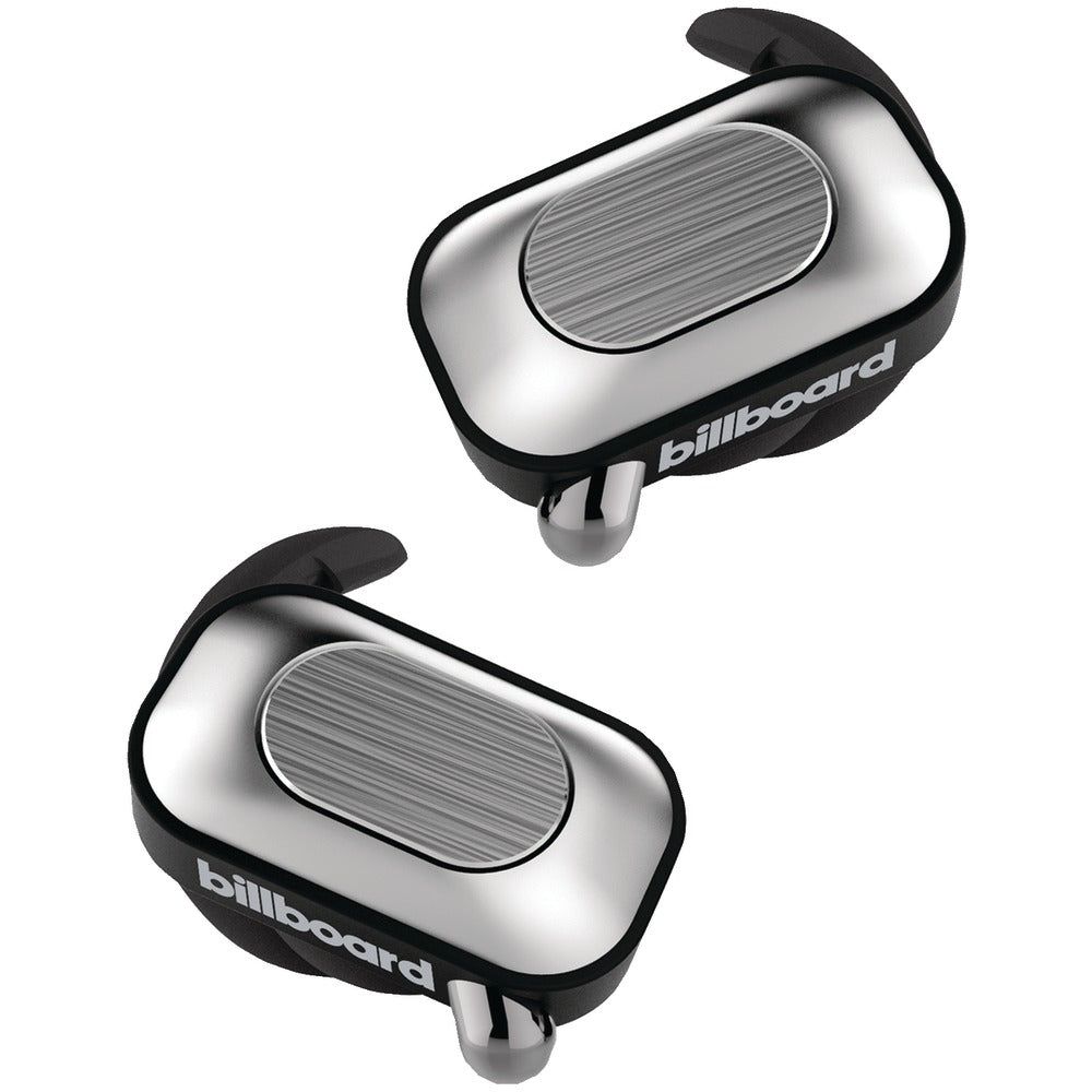 Billboard Splashproof Bluetooth Earbuds With Microphone & Charging Carry Case