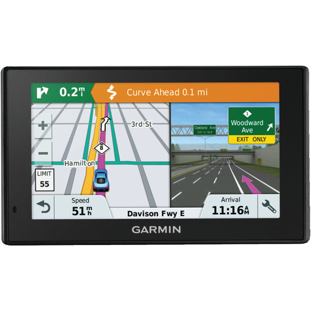 Garmin Refurbished Drivesmart 51 Lmt-s 5" Gps Navigator With Lifetime Maps Of The Us & Canada & Live Traffic