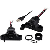 Install Bay Pass-through Flush-mount Usb Socket Retail Pack