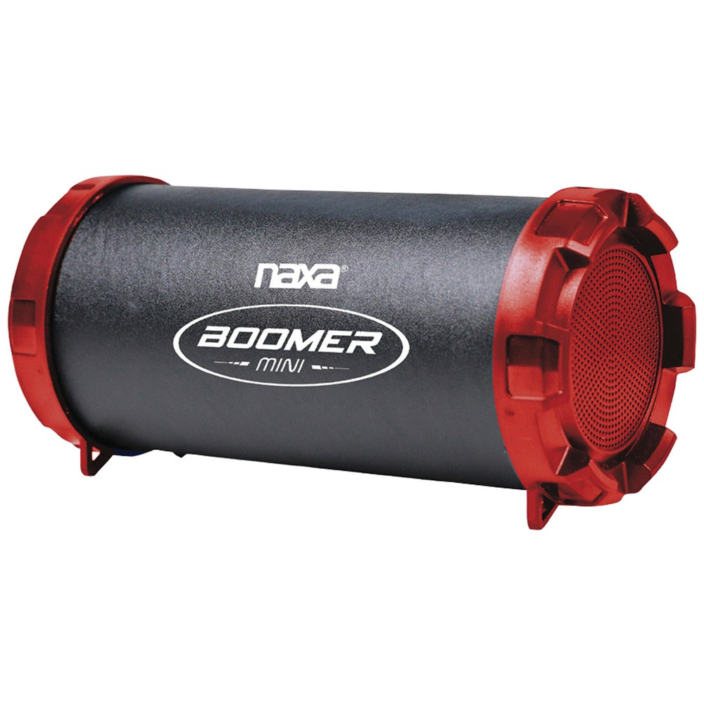 Naxa Boomer Mini Portable Bluetooth Speaker (red)