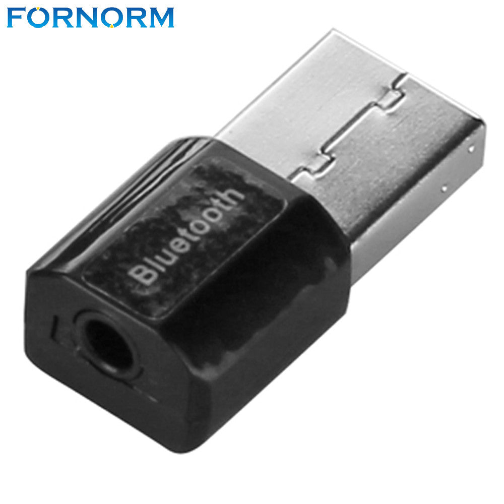 Fornorm Wireless Bluetooth Audio Receiver USB Music Adapter with 3.5mm Jack AUX for Car Dongle Audio Home Christmas Gift