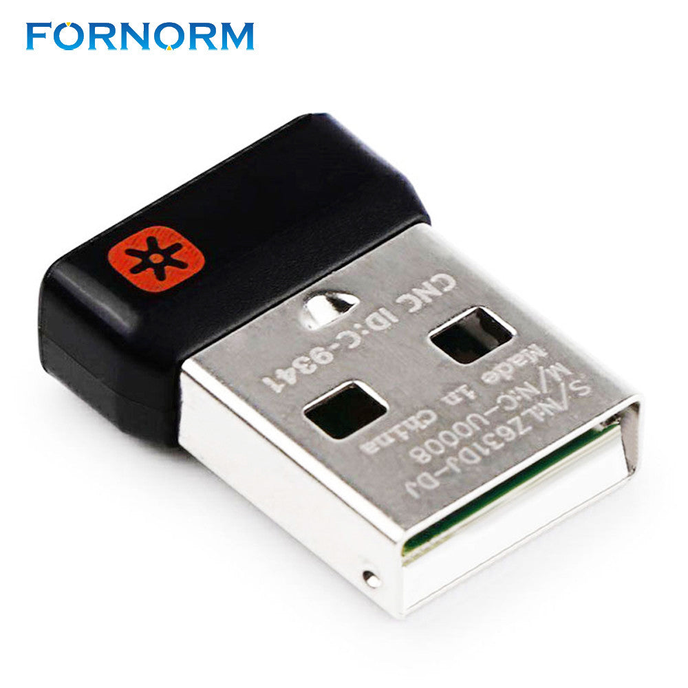 Fornorm 6 Channel Unifying Wireless Dongle USB Receiver Dongle For Logitech Wireless Mouse Keyboard M215,M510,M525,M305,M310 etc