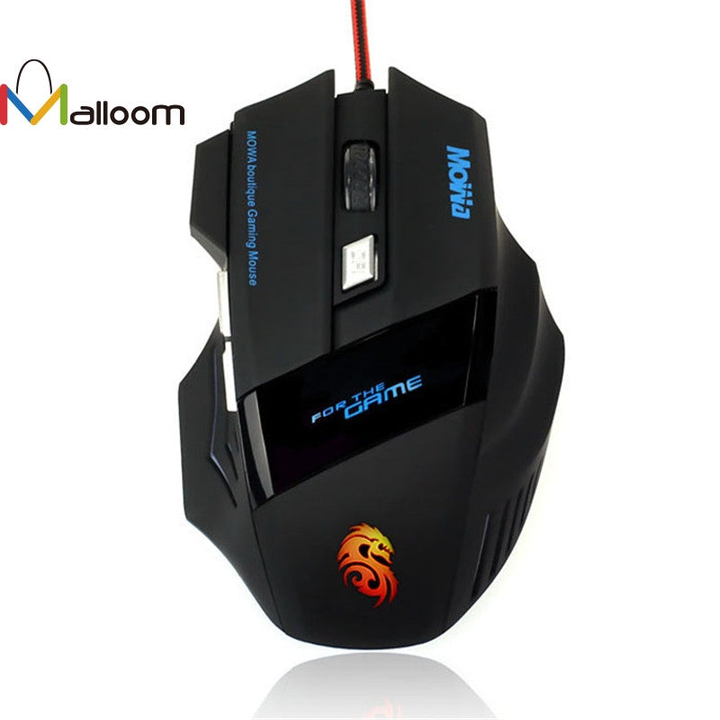 Malloom Molloom 2017 TOP Sale Rechargeable 3200 DPI Led Optical 6D LED Optical USB Wired Gaming Game Mouse Mice For PC Laptop