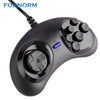 FORNORM 6 Buttons USB Classic Gamepad for SEGA Gaming Joystick Holder for PC MAC Mega Drive Controllers