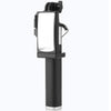 Handheld Adjustable 270 Degree Flexible Telescoping Selfie Stick 3.5mm Wired Control with Mirror Smartphone for iPhone Samsung