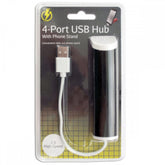 4-port Usb Hub With Phone Stand