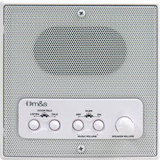 M&s Systems 5&#34; 4-wire Indoor Radio Remote Scan Station (white)