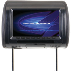 Power Acoustik Universal Headrest Monitor With Ir Transmitter & 3 Interchangeable Skins (9&#34;)