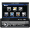 Power Acoustik 7&#34; Single-din In-dash Motorized Touchscreen Lcd Dvd Receiver With Detachable Face (with Bluetooth)