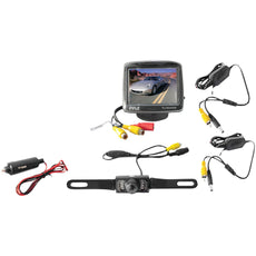Pyle 3.5&#34; Wireless Rearview Camera & Monitor System With Night Vision