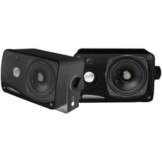 Pyle Pro Hydra Series 3.5&#34; 200-watt 3-way Weatherproof Mini-box Speaker System (black)