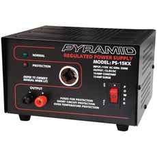 Pyramid 10-amp 13.8-volt Power Supply With Car-charger Adapter