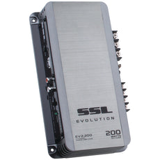 Soundstorm Evolution Series Full-range 200-watt 2-channel Mosfet Class Ab Amp (silver)