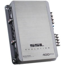 Soundstorm Evolution Series Full-range 400-watt 4-channel Mosfet Class Ab Amp (silver)