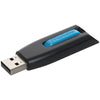 Verbatim 16gb Superspeed Usb 3.0 Store &#039;n&#039; Go V3 Usb Drive (caribbean Blue)