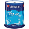 Verbatim 700mb 80-minute 52x Cd-rs (100-ct Spindle)