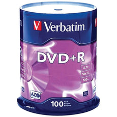 Verbatim 4.7gb Dvd+rs (100-ct Spindle)