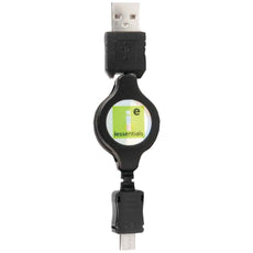 Iessentials Micro Usb To Usb Retractable Data Cable