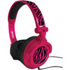 Maxell Amplified Heavy Bass Headphones (pink Zebra)
