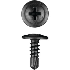 Install Bay Phillips Wafer-head Tek Screws 500 Pk (#8 X .5&#34;)