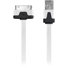 Iessentials Charge & Sync 30-pin Flat Cable 3.3ft (white)