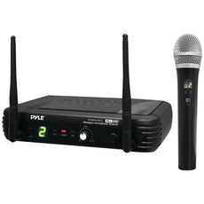 Pyle Pro Premier Series Professional Uhf Wireless Handheld Microphone System With Selectable Frequencies