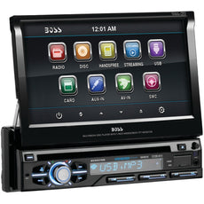 Boss Audio 7&#34; Single-din In-dash Flip-up Dvd And Mp3 And Cd & Am And Fm Receiver With Bluetooth