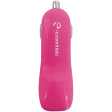 Iessentials 2.1-amp Dual-usb Car Charger (pink)