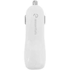 Iessentials 2.1-amp Dual-usb Car Charger (white)