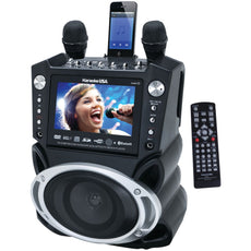 Karaoke Usa Karaoke System With 7&#34; Tft Color Screen Record Function & Bluetooth