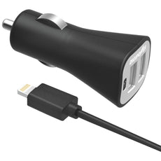 Digipower Instasense 3.4-amp Dual-usb Car Charger With 5ft Lightning Cable
