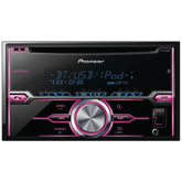 Pioneer Double-din In-dash Cd Receiver With Mixtrax Bluetooth Siri Eyes Free Usb Pandora Ready Android Music Support & Color Customization