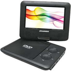 Sylvania 7&#34; Swivel-screen Portable Dvd Players (black)