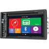 Power Acoustik 6.2&#34; Double-din In-dash Gps Navigation Lcd Touchscreen Dvd Receiver With Bluetooth