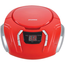 Sylvania Portable Cd Players With Am And Fm Radio (red)