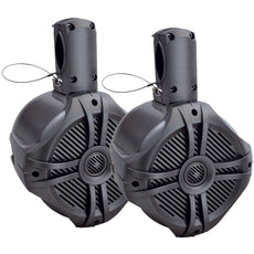 Power Acoustik Marine-grade 6.5&#34; 500-watt Wake Tower Enclosure & Speaker System (titanium)