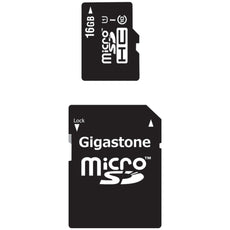 Gigastone Class 10 Uhs-1 Microsdhc Card & Sd Adapter(16gb)