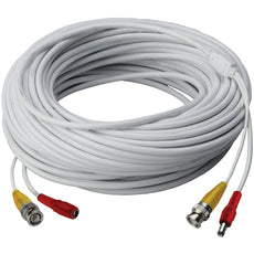 Lorex Video Rg59 Coaxial Bnc And Power Cable (60ft)