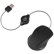 Retrak Retractable Optical Mouse (black)