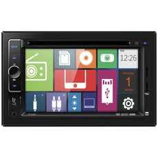 Dual 6.2&#34; Double-din In-dash Dvd Receiver With Ipod Control