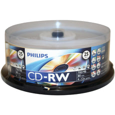 Philips 700mb 80-minute Cd-rws 25-ct Spindle