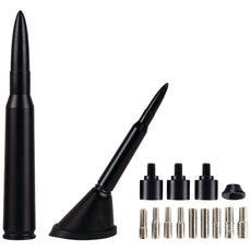 Ammo Tenna 4.25&#34; Billet Aluminum .30 Cal Replica Antenna Mast (flat Black)