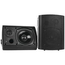 Pyle Home 6.5&#34; Indoor And Outdoor Wall-mount Bluetooth Speaker System (black)