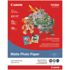 Canon Matte Photo Paper (8.5&#34;l X 11&#34;w; 50 Pk)